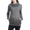 Maternity Pokkori Slouch Neck Hoodie -Women's Pokkori Clothing 5165059