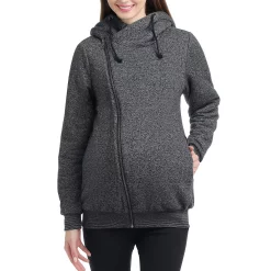 Maternity Pokkori Hooded Sweatshirt Jacket