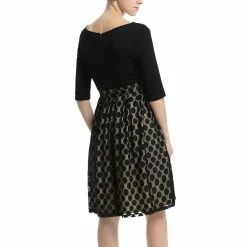 Maternity Pokkori Polka Dot Lace Dress -Women's Pokkori Clothing 5165194 ALT
