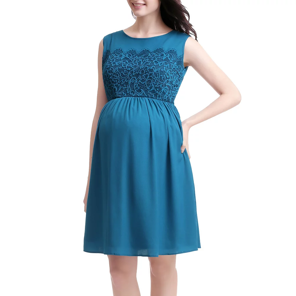 Maternity Pokkori Lace Skater Dress 6 Maternity Pokkori Lace Skater Dress - Image 4