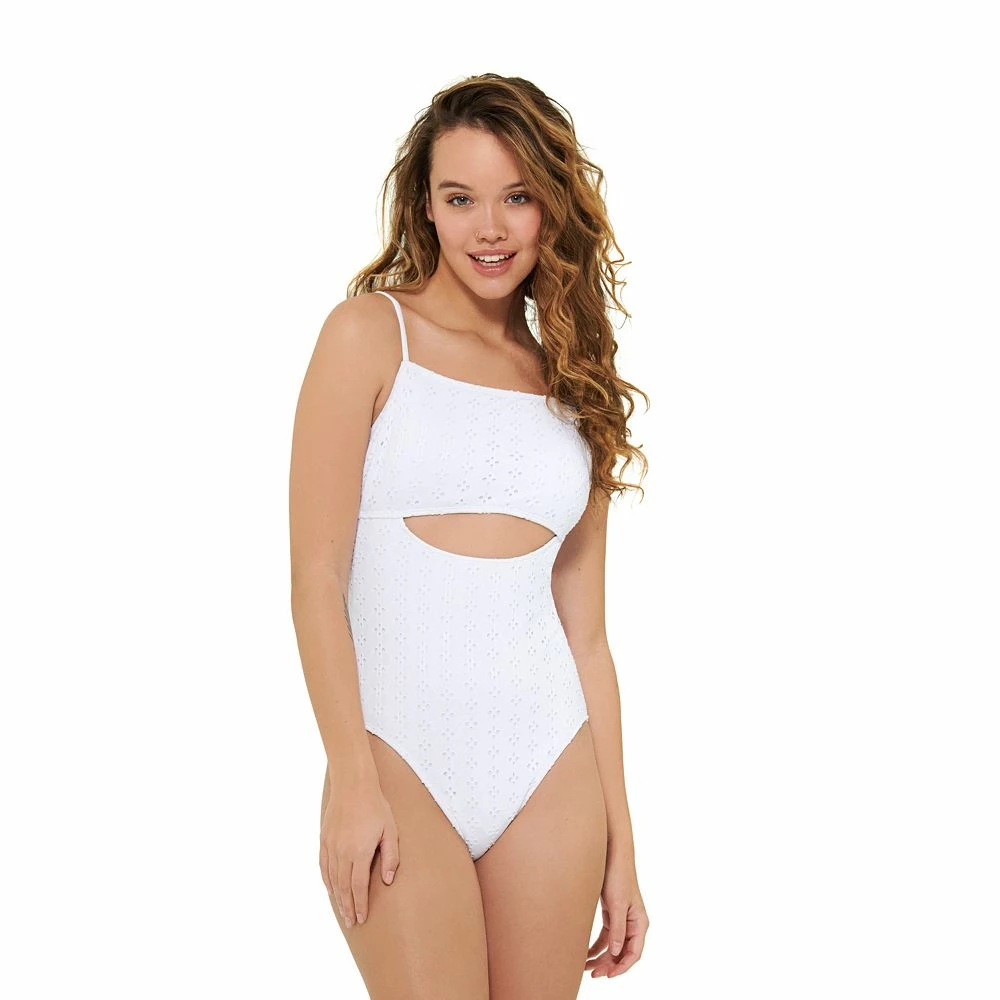 Juniors' Ninety-Nine° Cut Out One-Piece Swimsuit 6 Juniors' Ninety-Nine° Cut Out One-Piece Swimsuit - Image 4