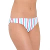 Juniors' Ninety-Nine° Ruched Cheeky Hipster Swim Bottoms -Women's Pokkori Clothing 5175839 Sparkling Stripe