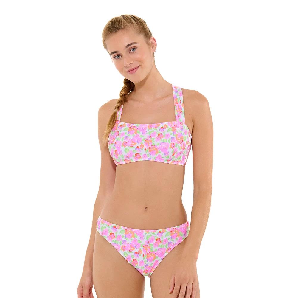 Juniors' Ninety-Nine° Squareneck Bandeau Swim Top 3 Juniors' Ninety-Nine° Squareneck Bandeau Swim Top