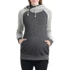Maternity Pokkori Asymmetrical Zip Hoodie -Women's Pokkori Clothing 5192004