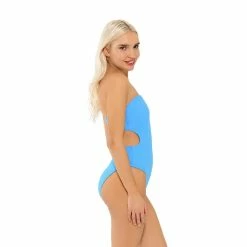 Juniors' Ninety-Nine° Cutout Convertible Bandeau One-Piece Swimsuit 21 Juniors' Ninety-Nine° Cutout Convertible Bandeau One-Piece Swimsuit -Women's Pokkori Clothing 5267683 ALT5