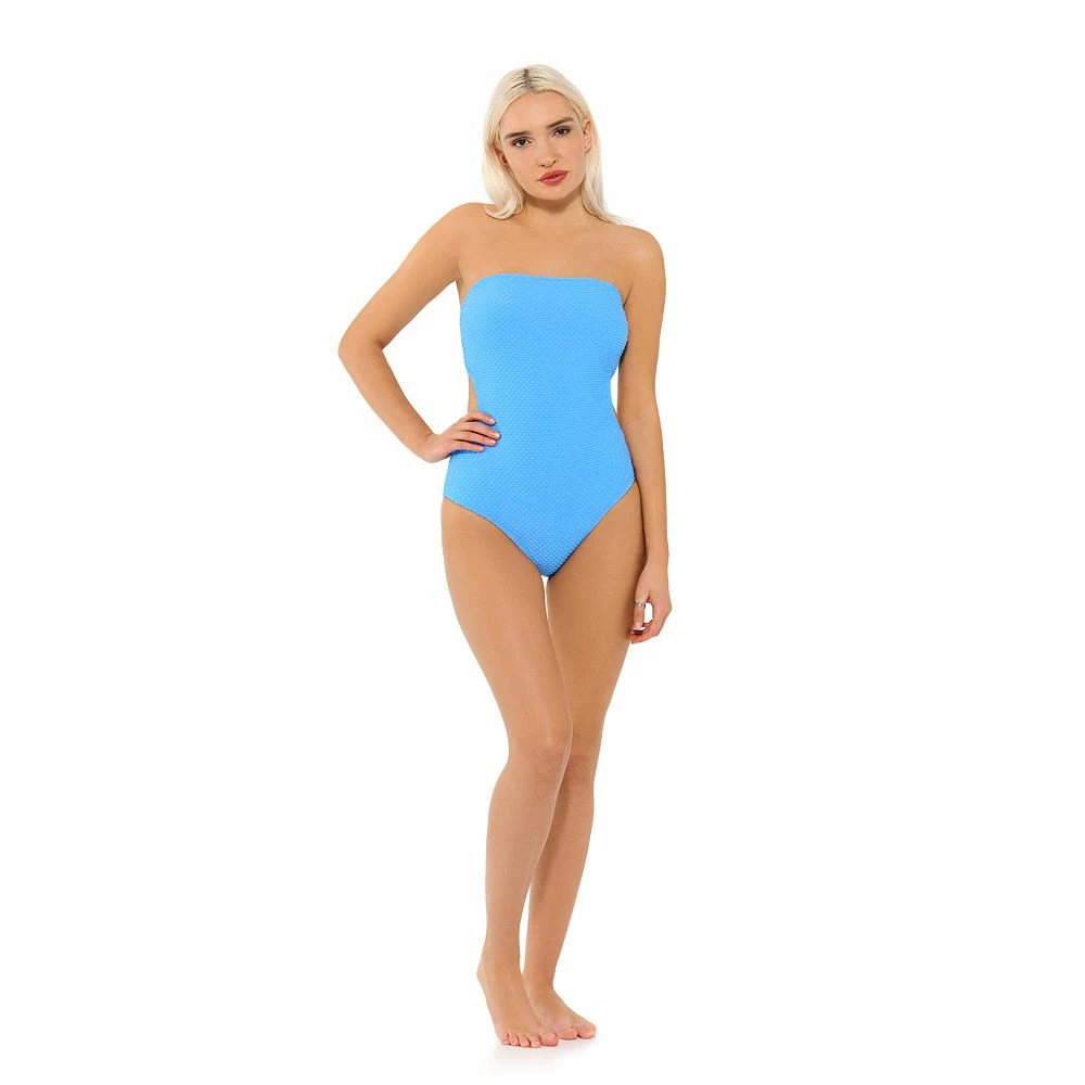 Juniors' Ninety-Nine° Cutout Convertible Bandeau One-Piece Swimsuit 13 Juniors' Ninety-Nine° Cutout Convertible Bandeau One-Piece Swimsuit - Image 11