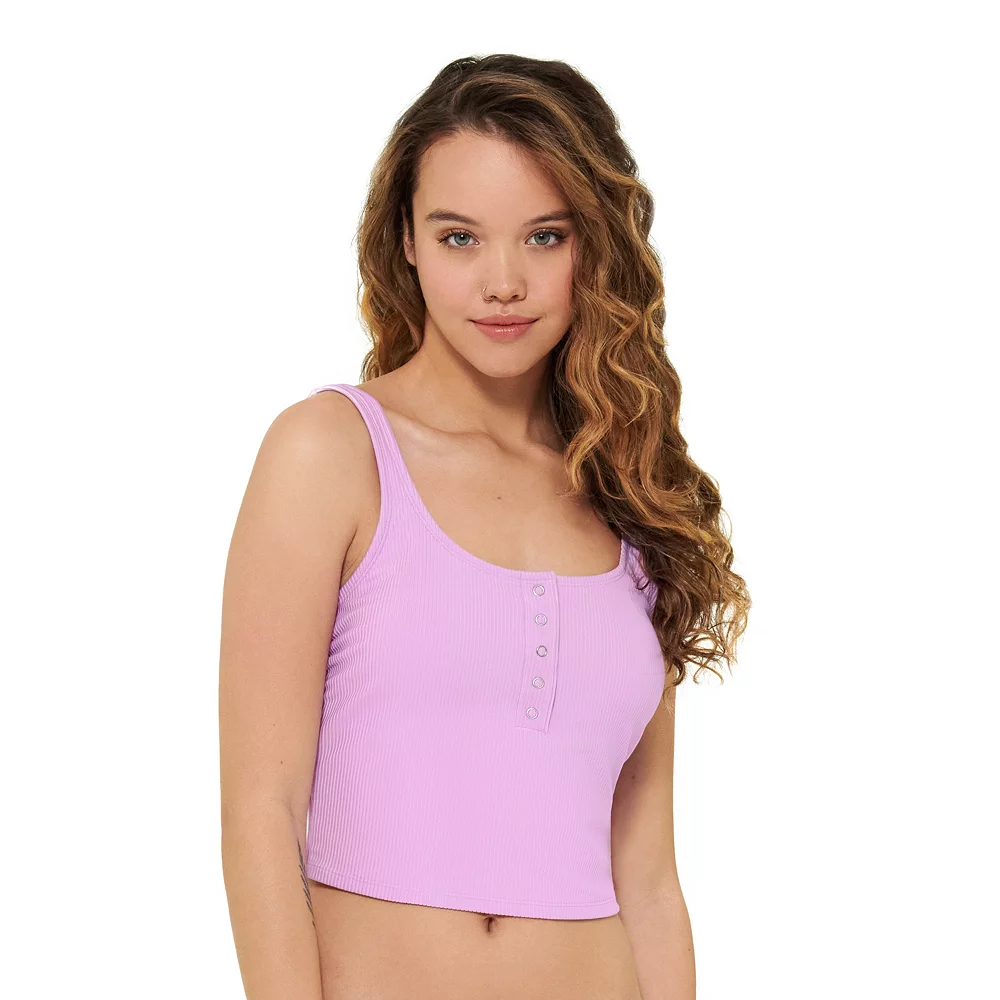 Juniors' Ninety-Nine° Scoopneck Tankini Top 4 Juniors' Ninety-Nine° Scoopneck Tankini Top - Image 2