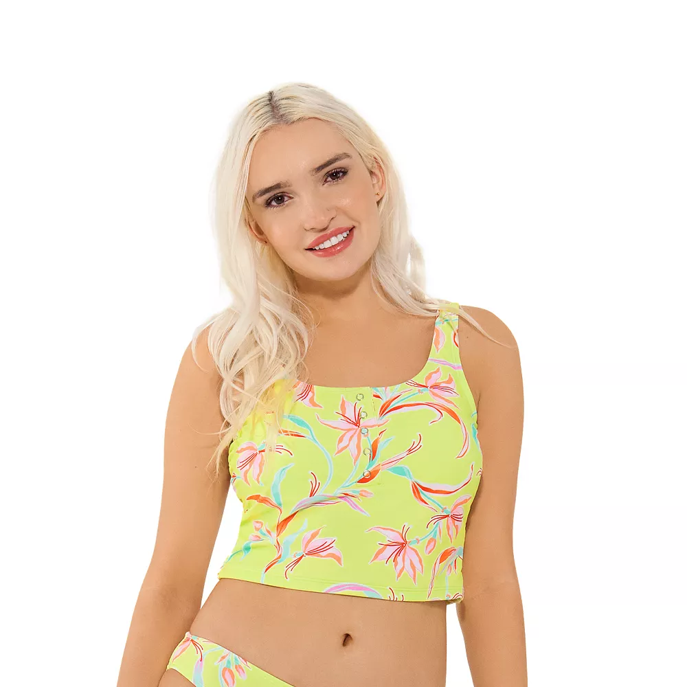Juniors' Ninety-Nine° Scoopneck Tankini Top 5 Juniors' Ninety-Nine° Scoopneck Tankini Top - Image 3