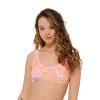 Juniors' Ninety-Nine° Shirred Bikini Top -Women's Pokkori Clothing 5269317