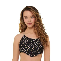 Juniors' Ninety-Nine Degrees° Hanky-Hem Halter Swim Top 10 Juniors' Ninety-Nine Degrees° Hanky-Hem Halter Swim Top -Women's Pokkori Clothing 5269327 Mini Daisy Punch