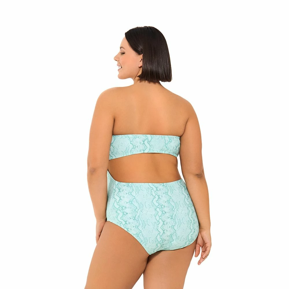 Juniors' Plus Size Ninety-Nine° Cutout Bandeau One-Piece Swimsuit 7 Juniors' Plus Size Ninety-Nine° Cutout Bandeau One-Piece Swimsuit - Image 5