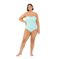 Juniors' Plus Size Ninety-Nine° Cutout Bandeau One-Piece Swimsuit 17 Juniors' Plus Size Ninety-Nine° Cutout Bandeau One-Piece Swimsuit -Women's Pokkori Clothing 5270108 ALT8