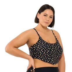 Juniors' Plus Size Ninety-Nine Degrees° Hanky-Hem Tankini Top -Women's Pokkori Clothing 5270114 ALT2