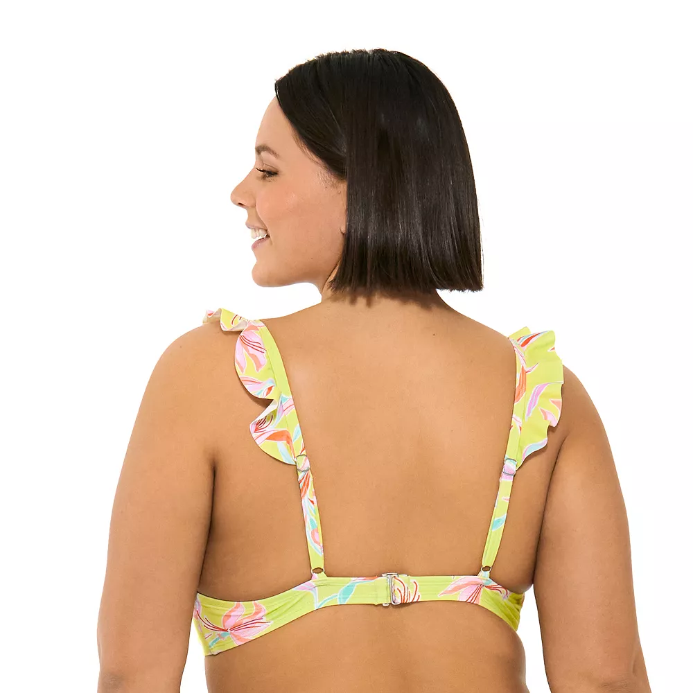 Juniors' Ninety-Nine Degrees° Ruffle Midkini 4 Juniors' Ninety-Nine Degrees° Ruffle Midkini - Image 2