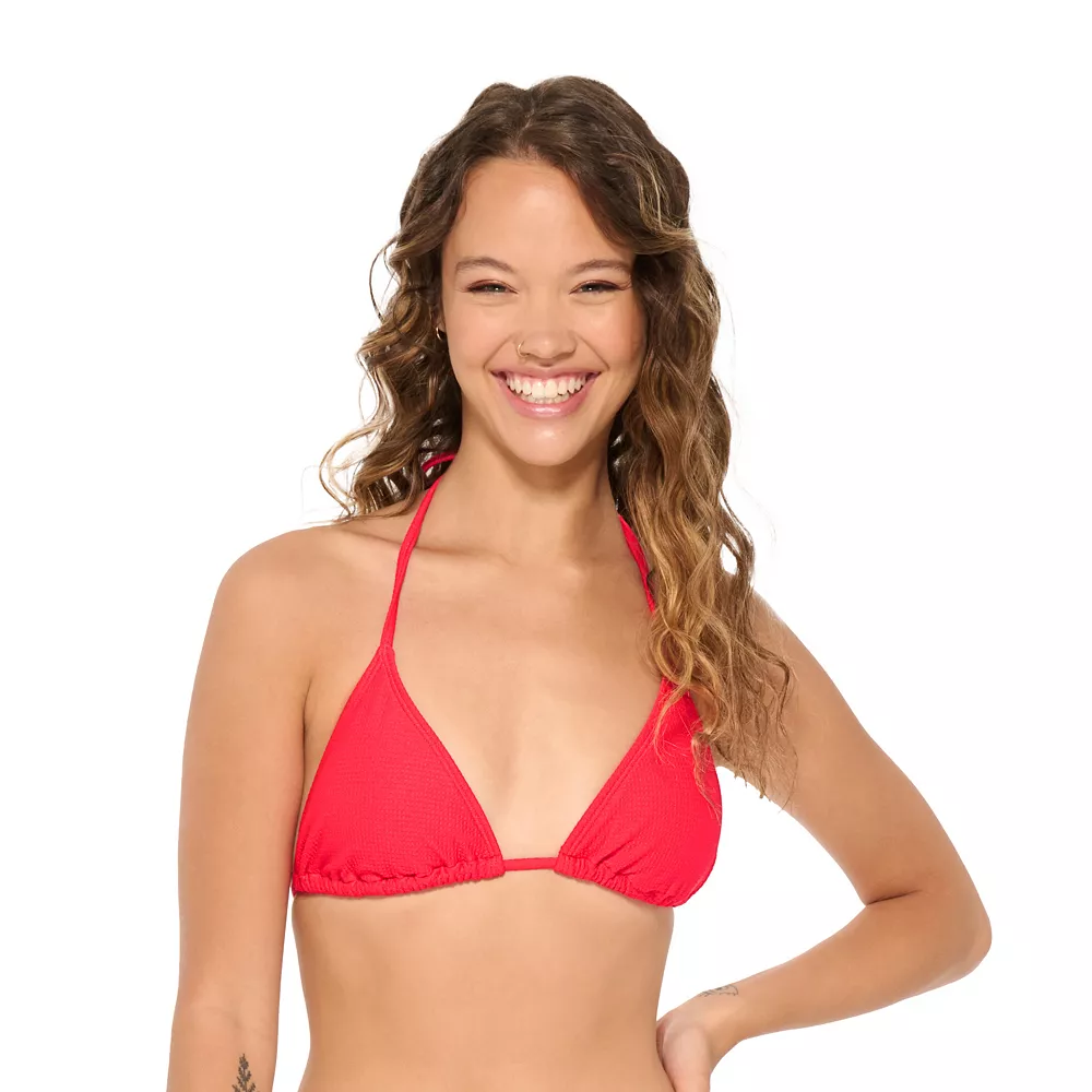 Juniors' Ninety-Nine Degrees° Triangle Bikini Top 4 Juniors' Ninety-Nine Degrees° Triangle Bikini Top - Image 2