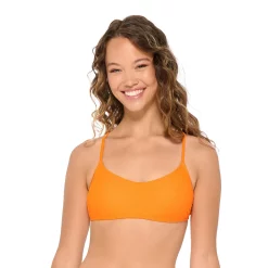Juniors' Ninety-Nine Degrees° Swim Bralette Top 14 Juniors' Ninety-Nine Degrees° Swim Bralette Top -Women's Pokkori Clothing 5326395 Bright Marigold