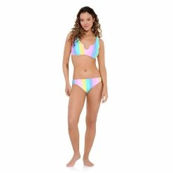 Juniors' Ninety-Nine° Notch Front Bralette Swim Top -Women's Pokkori Clothing 5502917 ALT3