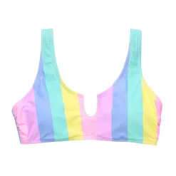 Juniors' Ninety-Nine° Notch Front Bralette Swim Top -Women's Pokkori Clothing 5502917 ALT4