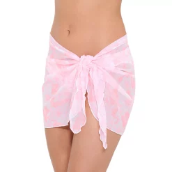 Juniors' Ninety-Nine° Wrap Sarong Swim Cover-Up -Women's Pokkori Clothing 5502932 Hibiscus Hideaway