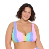 Juniors' Plus Size Ninety-Nine° Notch Front Bralette Swim Top 2 Juniors' Plus Size Ninety-Nine° Notch Front Bralette Swim Top -Women's Pokkori Clothing 5503008