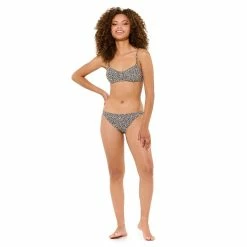 Juniors' Ninety-Nine Degrees° Princess Seam Bralette Swim Top -Women's Pokkori Clothing 5611952 ALT3