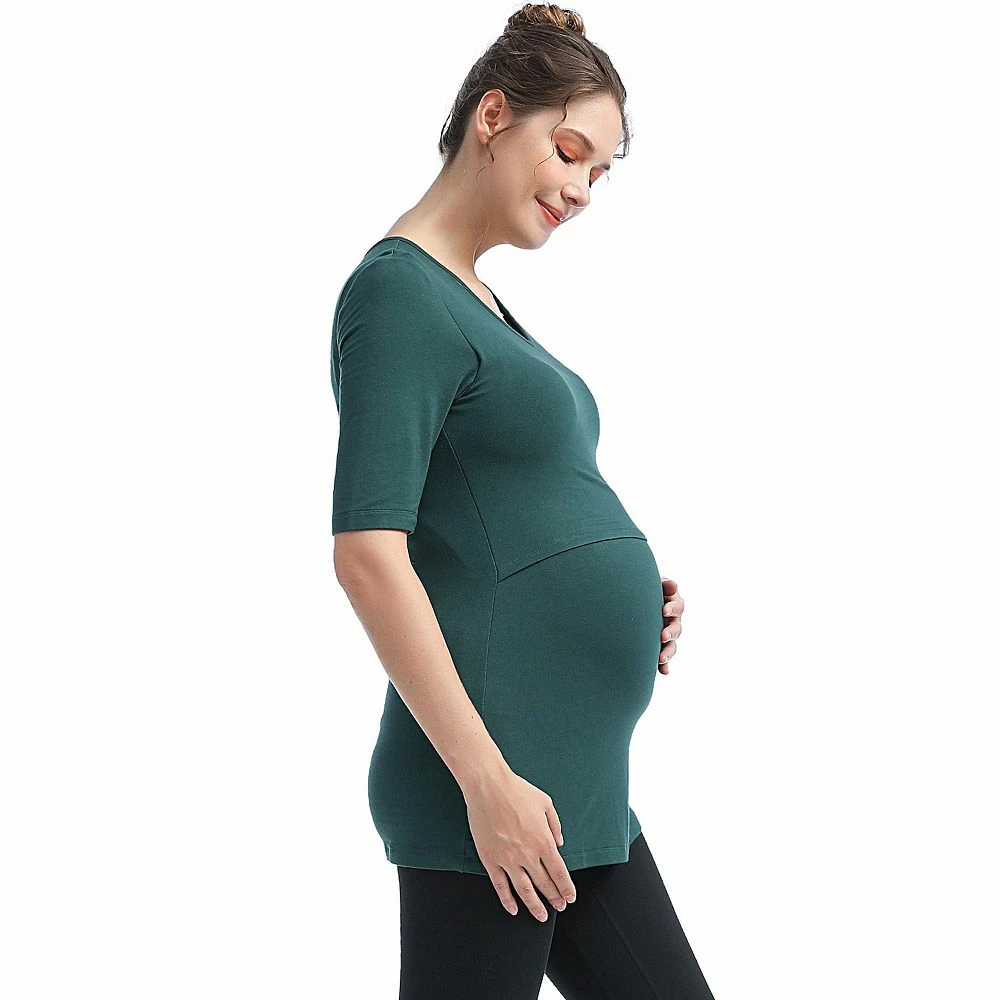 Maternity Pokkori Tiered Nursing Top 9 Maternity Pokkori Tiered Nursing Top - Image 7