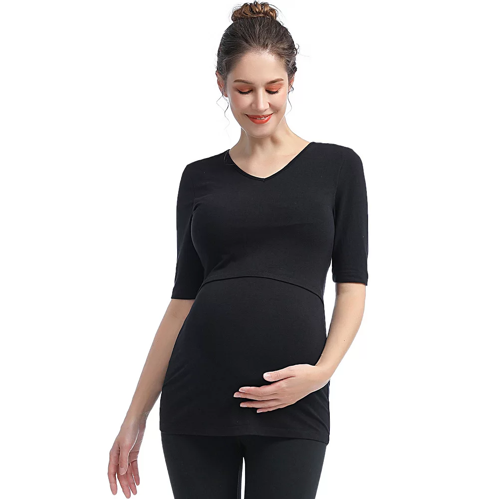 Maternity Pokkori Tiered Nursing Top 4 Maternity Pokkori Tiered Nursing Top - Image 2