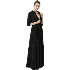 Maternity Pokkori Nursing Maxi Shirtdress -Women's Pokkori Clothing 5703666 ALT3