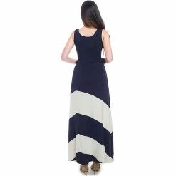 Maternity Pokkori Colorblock Maxi Dress -Women's Pokkori Clothing 5703669 ALT