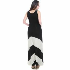 Maternity Pokkori Colorblock Maxi Dress -Women's Pokkori Clothing 5703669 ALT4