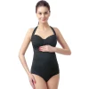 Maternity Pokkori UPF 50+ Halter One-Piece Swimsuit -Women's Pokkori Clothing 5703678