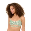 Juniors' Ninety-Nine Degrees° Strappy Bikini Top -Women's Pokkori Clothing 5759124 Surf Swirl