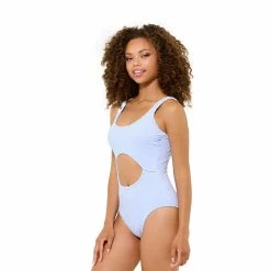 Juniors' Ninety-Nine Degrees° Cutout One-Piece Swimsuit 10 Juniors' Ninety-Nine Degrees° Cutout One-Piece Swimsuit -Women's Pokkori Clothing 5759125 ALT2
