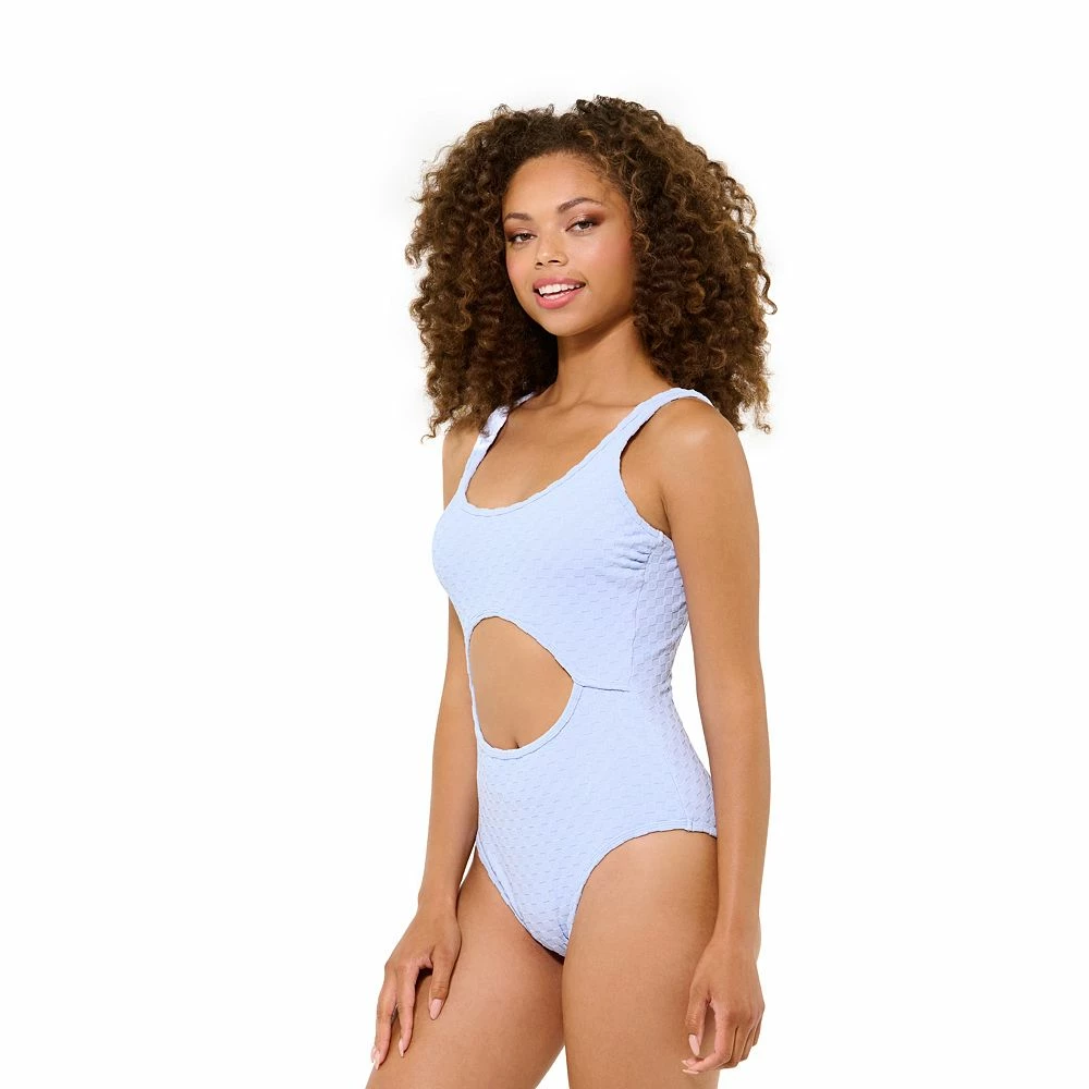 Juniors' Ninety-Nine Degrees° Cutout One-Piece Swimsuit 6 Juniors' Ninety-Nine Degrees° Cutout One-Piece Swimsuit - Image 4