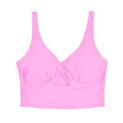 Juniors' Ninety-Nine Degrees° Twist Crop Tankini Top -Women's Pokkori Clothing 5759127 ALT4