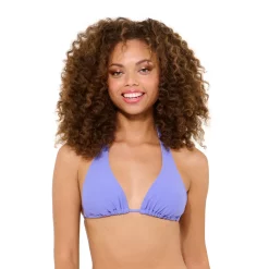 Juniors' Ninety-Nine Degrees° Adjustable Triangle Bikini Top -Women's Pokkori Clothing 5759142 Iolite