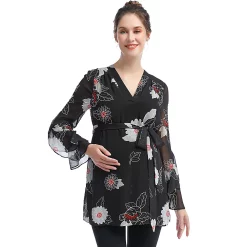Maternity Pokkori Embroidered Blouse