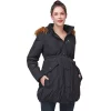 Maternity Pokkori Down Parka Coat -Women's Pokkori Clothing 5932365 Black