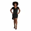 Poetic Justice Women's Lace Up Back Dress 1 Poetic Justice Women's Lace Up Back Dress -Women's Pokkori Clothing 6061331 Black