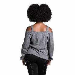 Poetic Justice Women's V Self Straps Off Shoulder Long Sleeve Top -Women's Pokkori Clothing 6061334 ALT