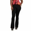 Poetic Justice Women's High Rise Fitted Flare Pant -Women's Pokkori Clothing 6061345