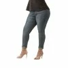Poetic Justice Plus Size Women's Curvy Fit Denim Five Pockets Skinny Jeans -Women's Pokkori Clothing 6061374