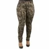 Poetic Justice Plus Size Tall Women's Curvy Fit Camo Destroyed Skinny Jeans -Women's Pokkori Clothing 6061505