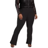Poetic Justice Women's Plus Size High Rise Fitted Flare Pant -Women's Pokkori Clothing 6061559