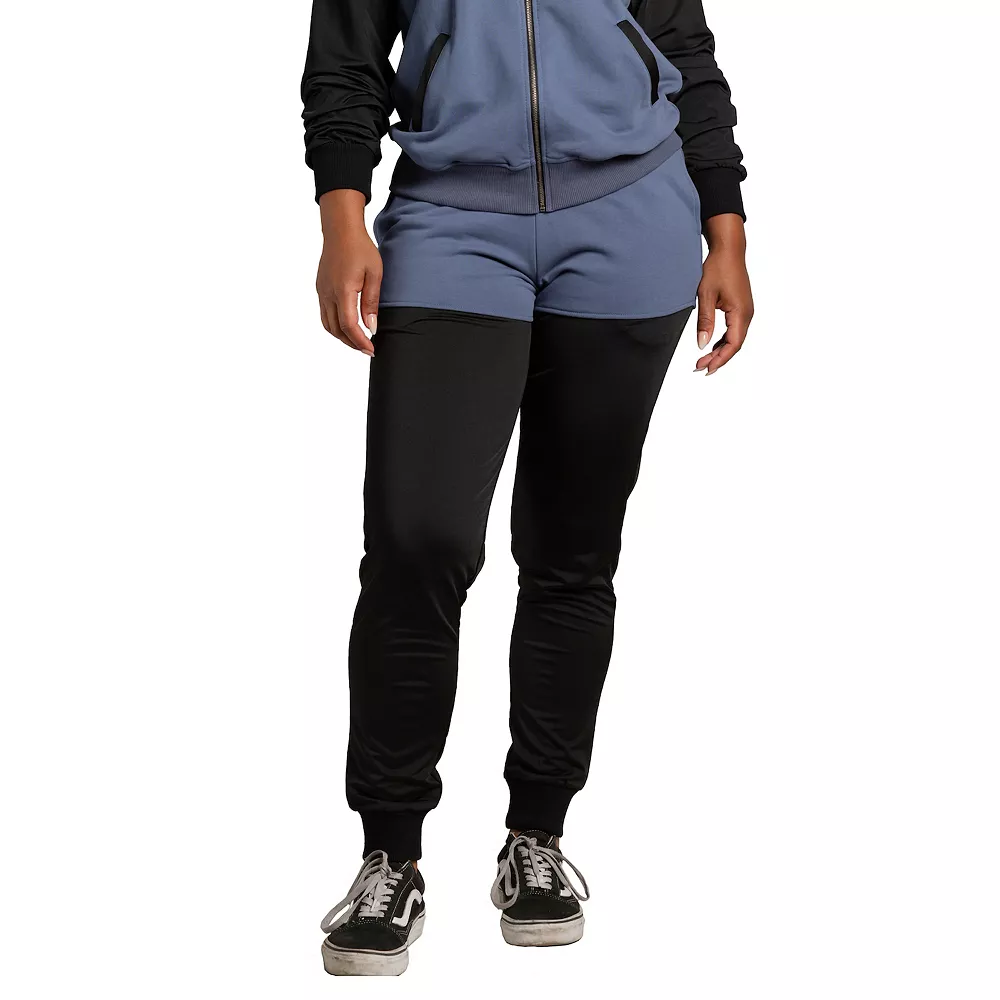 Poetic Justice Women's Contrast Blocked Slim Jogger 4 Poetic Justice Women's Contrast Blocked Slim Jogger - Image 2