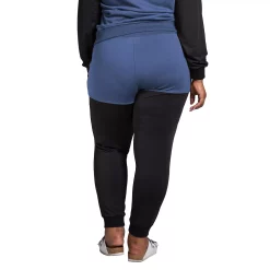 Poetic Justice Women's Plus Size Contrast Blocked Slim Jogger -Women's Pokkori Clothing 6136947 ALT