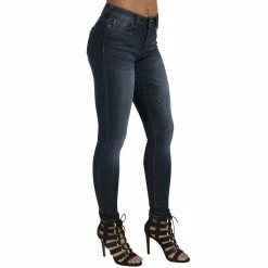 Poetic Justice Women's Curvy Fit Stretch Denim Classic Skinny Jeans -Women's Pokkori Clothing 6137837 ALT2
