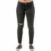 Poetic Justice Women's Curvy Fit Raw Edge Destroyed Cropped Ankle Jeans -Women's Pokkori Clothing 6137840